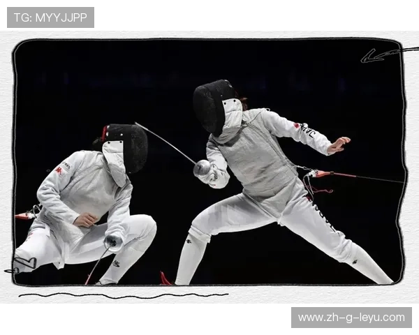 击剑选手空中刺击命中，全场震撼